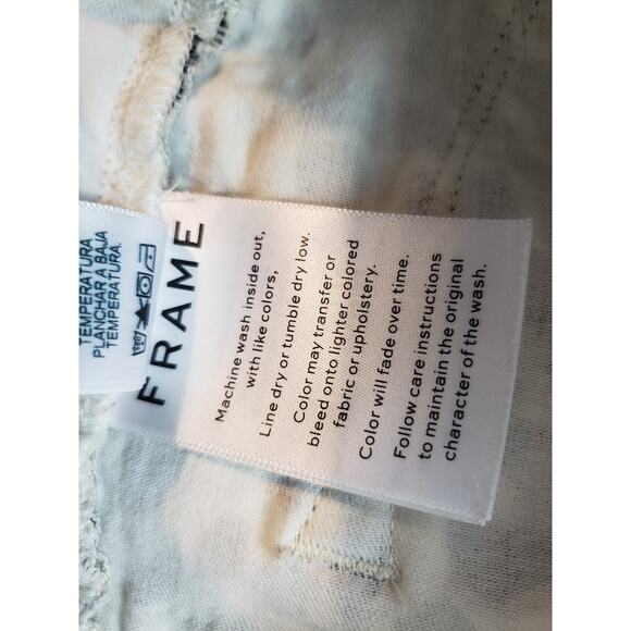 (Ma) Frame Denim Jeans Women's Size 31 Ali Cigarette Office Siren Mob Wife - Picture 11 of 11